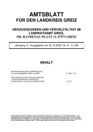 AMTSBLATT - Landkreis Greiz