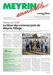 Le blues des commerçants de Meyrin-Village