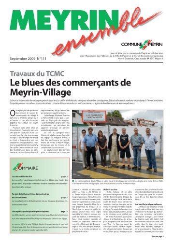 Le blues des commerçants de Meyrin-Village