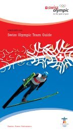 Swiss Olympic Team Guide