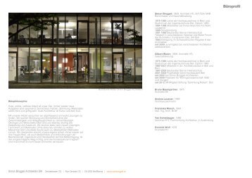 pdf Bürodokumentation (15MB) - Büro Binggeli Architekten SIA