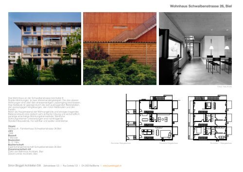 pdf Bürodokumentation (15MB) - Büro Binggeli Architekten SIA