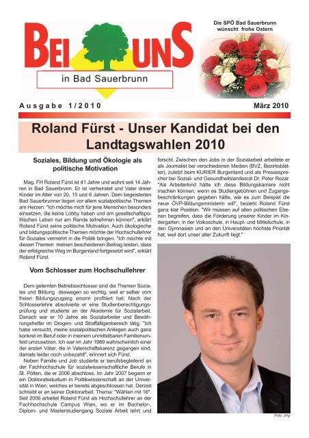 Roland Fürst - SPÖ × Bad Sauerbrunn