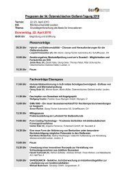 Programm der 54. Österreichischen Gießerei-Tagung 2010 - ÖGI