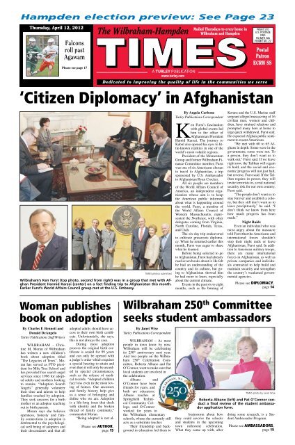 'Citizen Diplomacy' in Afghanistan - Wilbraham-Hampden Times