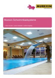 Murexin Schwimmbadsysteme - Murexin AG