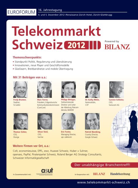 Telekommarkt Schweiz 2012 Iir Deutschland Gmbh