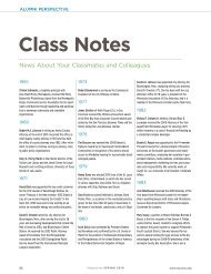 Class Notes - the University of Minnesota Law School