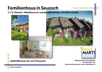 Familienhaus in Seuzach - immoMARTI