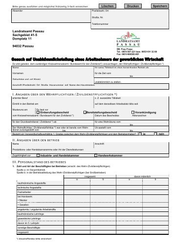 Landratsamt Passau Sachgebiet 41-5 Domplatz ... - Landkreis Passau