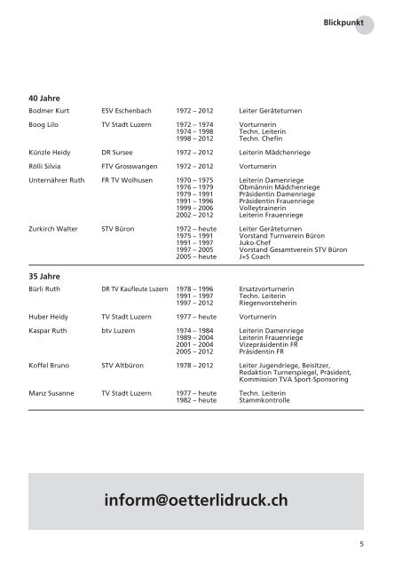 inform - TURNVERBAND Luzern, Ob- und Nidwalden