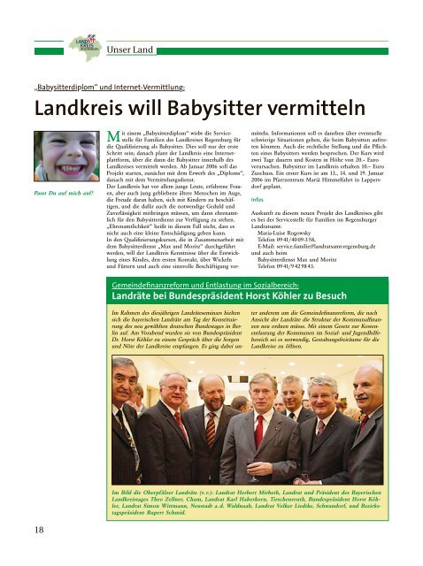 "Unser Land" 06/2005 - pdf-Ausgabe zum Download - Landkreis ...