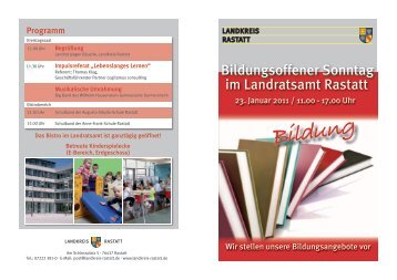 Bildung - Landkreis Rastatt