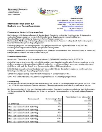 Informationen für Eltern - Landkreis Rosenheim