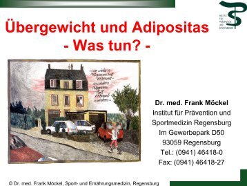 Referat von Hr. Dr. med. Frank Möckel - Landkreis Regensburg