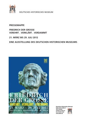 Pressemappe - Deutsches Historisches Museum