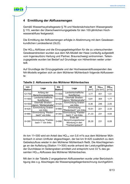 Erläuterungsbericht - beim Landkreis Vechta