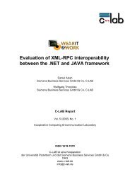 Evaluation of XML-RPC interoperability between the .NET ... - C-Lab