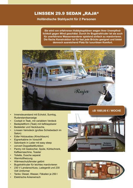 Stolpsee Bootshaus - Weinreich Yachtcharter