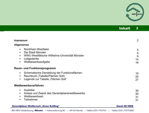 Neubau — Institutsgebäude Geographie — - Landesinitiative ...