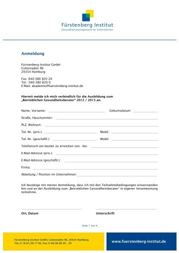 Ausbildung-zum-Gesun.. - Fürstenberg Institut GmbH