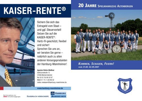 Festzeitschrift Spielmannszug.qxd - Spielmannszug-Altenbergen