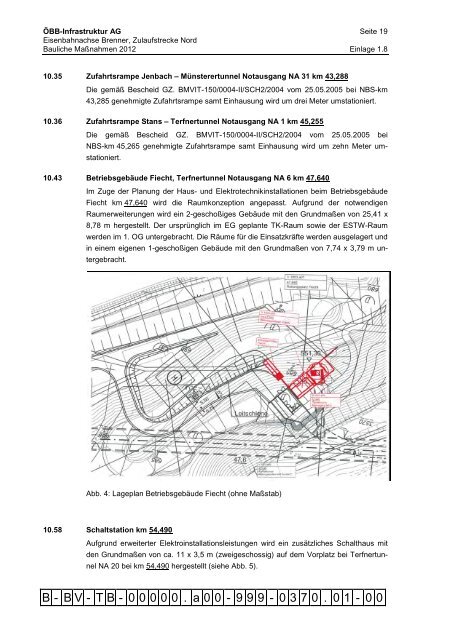 Zusammenfassender Technischer Bericht - Bundesministerium für ...