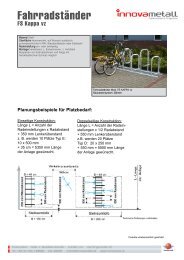 Fahrradständer - Innovametall