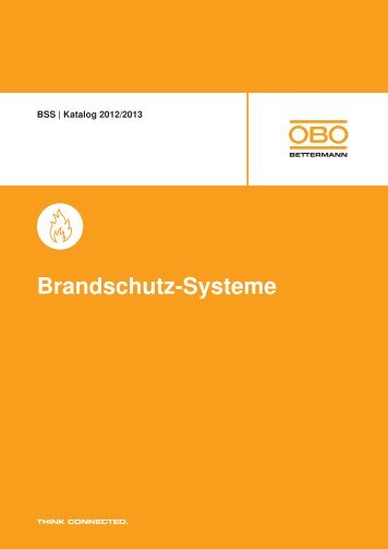 BSS | Brandschutzkanäle - OBO Bettermann