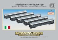 Italienische Schnellzugwagen - Fine Scale München