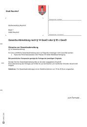 Gewerbe-Abmeldung nach § 14 GewO oder § 55 c GewO