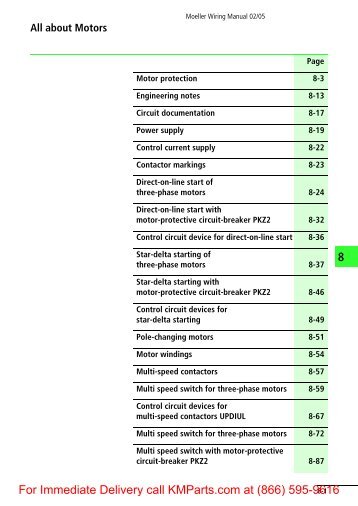 Moeller Wiring Manual 02/05 - Klockner Moeller Parts
