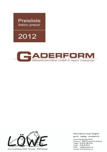 Gaderform Möbel GmbH - srl