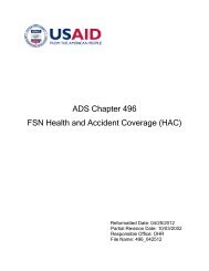 ADS Chapter 496: FSN Health and Accident Coverage ... - USAID.gov