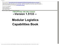 Modular Logistics Capabilities Book - WikiLeaks Press