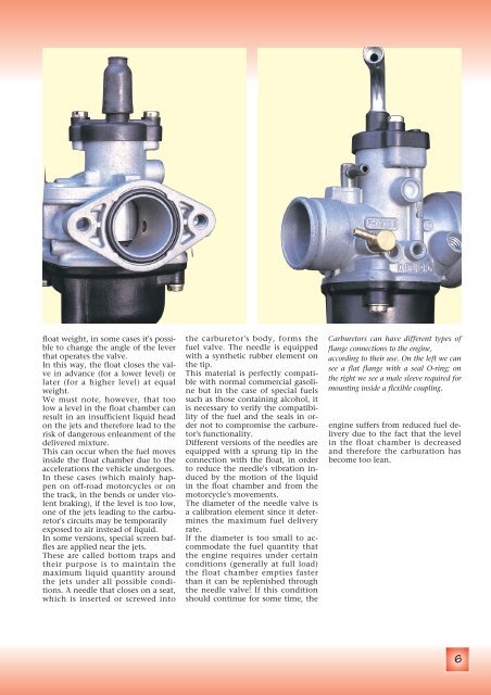 Carburateurs Dell'Orto - Guide technique