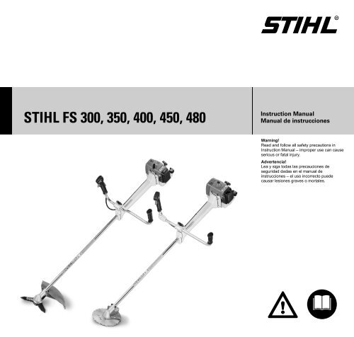 STIHL FS 300, FS 350, FS 400, FS 450, FS 480