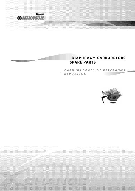 Diaphragm Carburetors Spare Parts - Tillotson