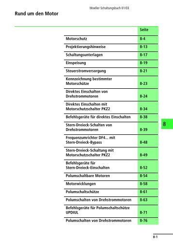 Moeller-Schaltungsbuch 01/03 Rund um den Motor