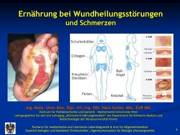 Ernährung bei Wundheilungsstörungen