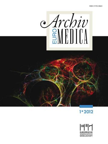 archiv euromedica | 2012 | vol. 2 | num. 1 - Europäische ...