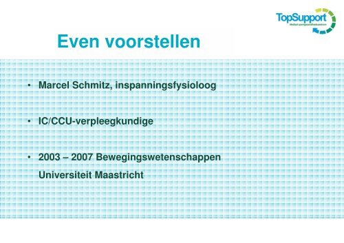 Marcel Schmitz - voorbereiding/sportkeuring/tijdens ... - TopSupport