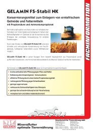 GELAMIN FS-Stabil NK - Gesellschaft für Tierernährung mbH