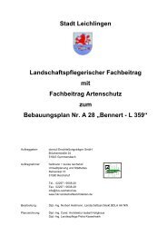 Anlage 8 Landschaftspflegerischer Fachbeitrag - Leichlingen