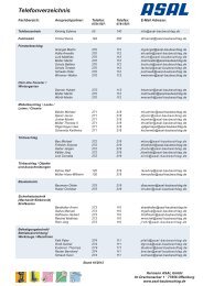 Befestigungstechnik- Preisliste - Asal