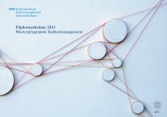 Diplomarbeiten 2011 Masterprogramm Kulturmanagement