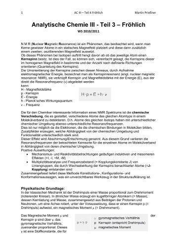 Analytische Chemie III - Teil 3 – Fröhlich - Bplaced.net