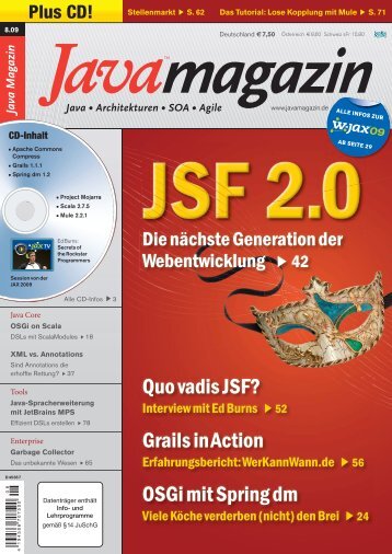 Java Magazin 8/09 – IBM Jazz - ARS Computer und Consulting GmbH