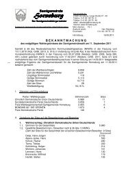 Wahlergebnisses der Samtgemeinde Horneburg (58kb)