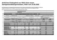 Kommunalwahl 2006 - Samtgemeinde Horneburg